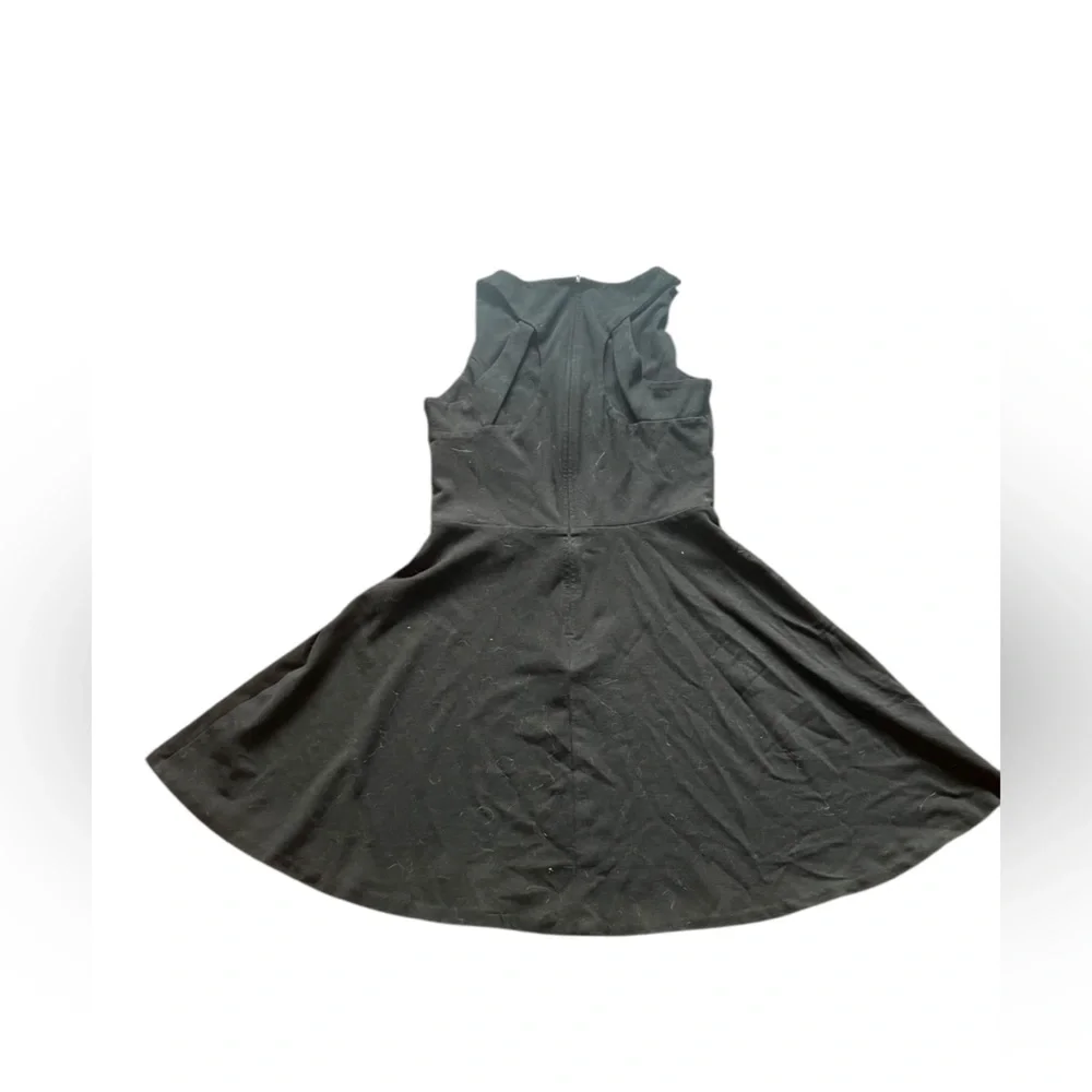 Bar iii  Black dress sleeveless flared skirt - size large - Picture 2 of 4